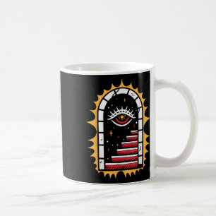 American Traditional Old school Tattoo Flash Bläck Kaffemugg