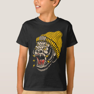 American Traditional Tatto Gorilla Alternative Ol T Shirt