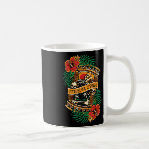 American Traditional Tatto Old school Flash Skull Kaffemugg