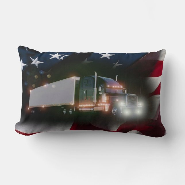 American Trucker Pride Lumbarkudde (Framsida)