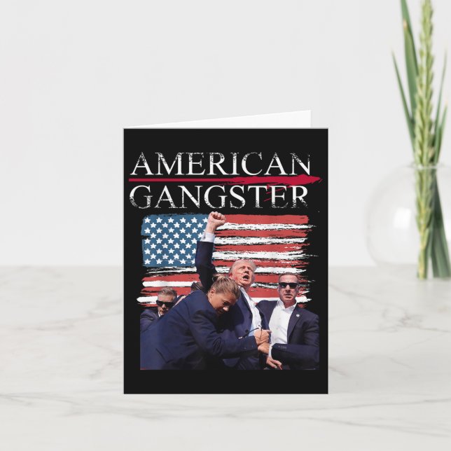 American Trump Gangster Kort (Framsida)