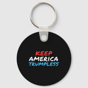 American Trumpless Funny Anti-trumpump Apparel Nyckelring
