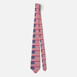 American United Stater USA flagga Tie Slips
