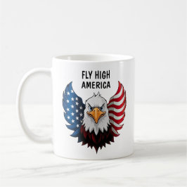 American USA Eagle Flagga Kaffemugg