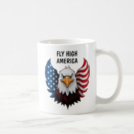 American USA Eagle Flagga Kaffemugg