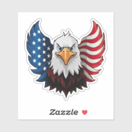 American USA Eagle Flagga Klistermärken