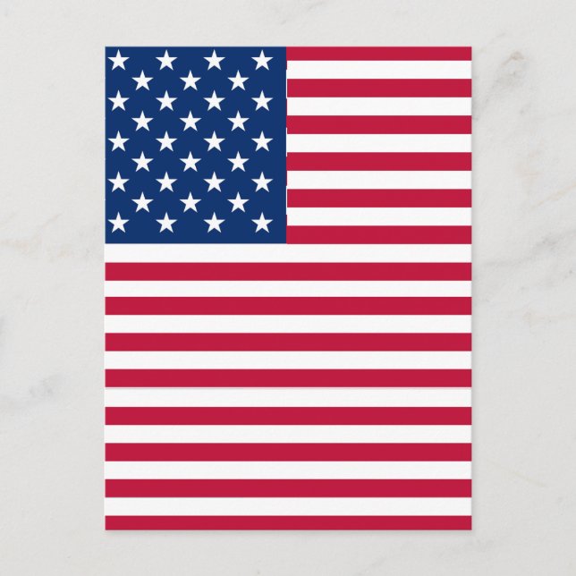 American USA flagga Pride Design-76353 Helg Vykort (Framsida)
