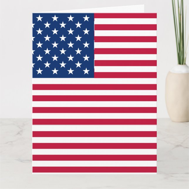American USA flagga Pride Design-76353 Kort (Framsida)