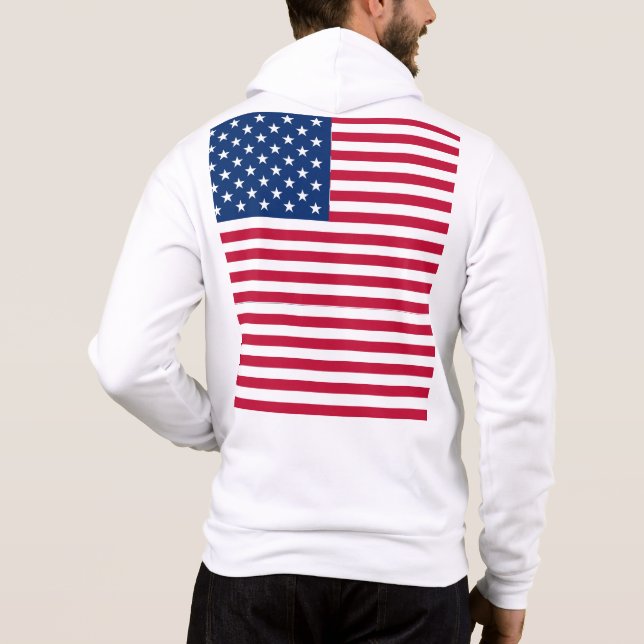 American USA flagga Pride Design-76353 T Shirt (Baksida)