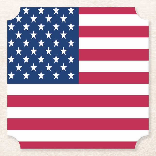 American USA flagga Pride Design-76353 Underlägg Papper (Framsida)
