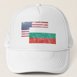 American/USA och bulgarisk vintage Keps