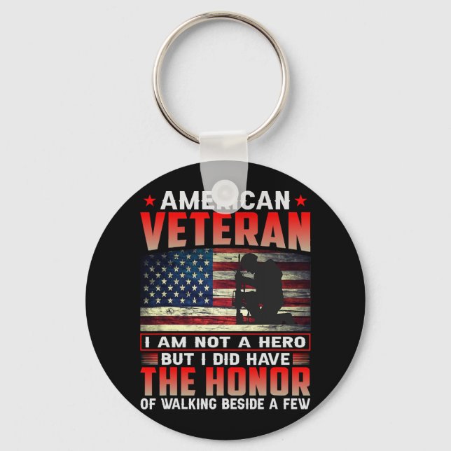 American Veteran Honor 38 Nyckelring (Framsida)