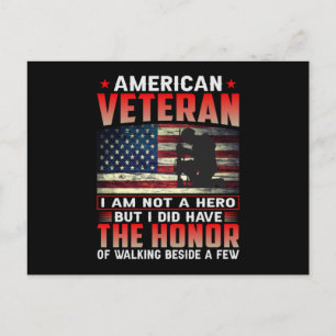 American Veteran, jag är ingen hjälte Inbjudan Vykort