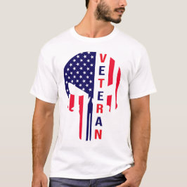 American Veteran Punisher T Shirt