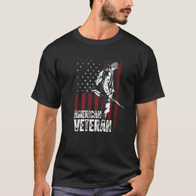 American Veteran T Shirt (Framsida)