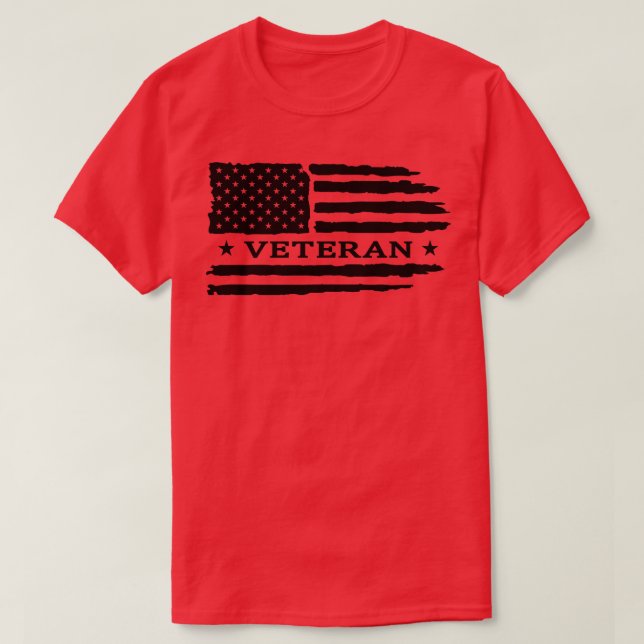 American Veteran T Shirt (Design framsida)