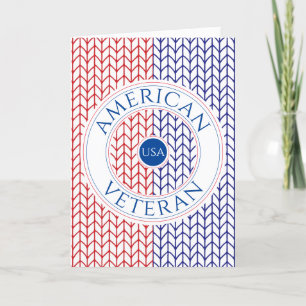 AMERICAN VETERAN "Tack"-kort Tack Kort