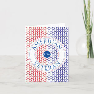 AMERICAN VETERAN "Tack" Notecard Tack Kort