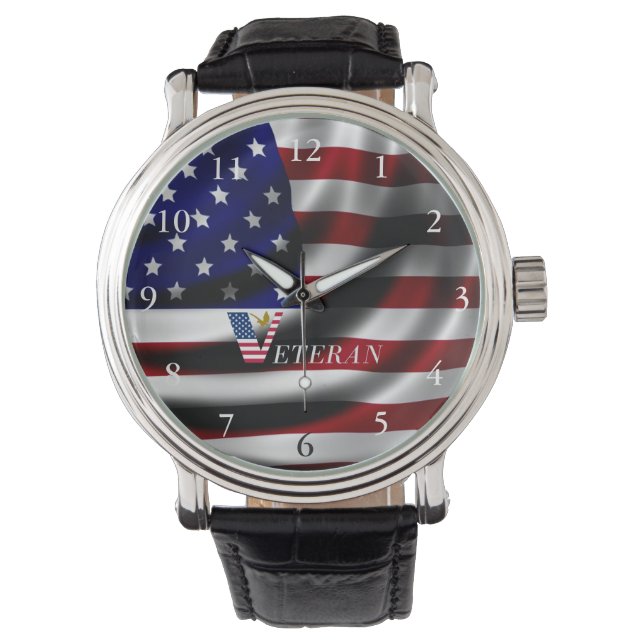 American Veteran Watch Armbandsur (Framsida)