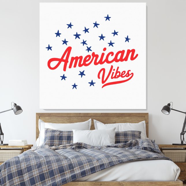 American Vibes Canvastryck (Insitu (sovrum))