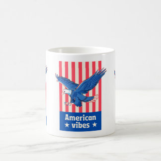 American Vibes Mugg - Patriotic & Classic USA Desi