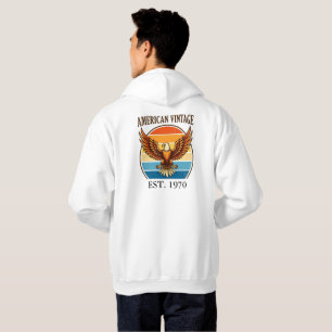 American Vintage Eagle Sunset Est 1970 Hoodie