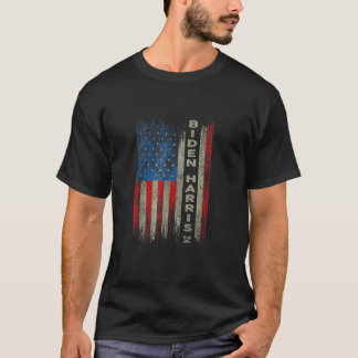 American Vintage Flagga Biden Harris 2024 T Shirt