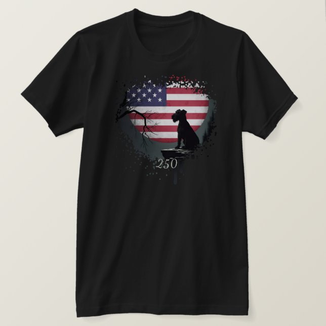 American Watchdog - Irish Terrier T-Shirt (Design framsida)