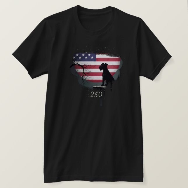American Watchdog - Irländsk Terrier T-Shirt (Design framsida)