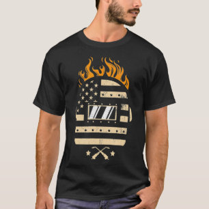 American Welder I US Flagga I Welding Huva Gift Id T Shirt