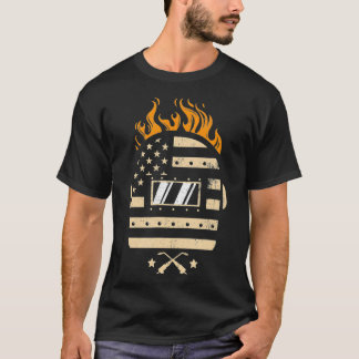 American Welder I US Flagga I Welding Huva Gift Id T Shirt