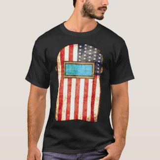American Welder Shirt US Flagga Welding Huva Gift T
