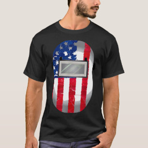 American Welder US Flagga Welding Huva Gift J4tb0 T Shirt