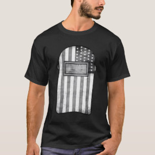 American Welder US Flagga Welding Huva Gift T Shirt