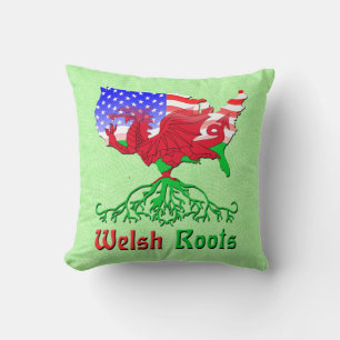 American Welsh Roots Pillows Kudde