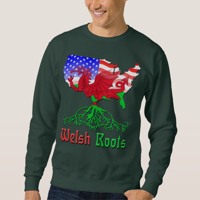 American Welsh Roots Sweatshirt (Framsida)