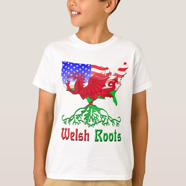 American Welsh Roots Tröja (Framsida)
