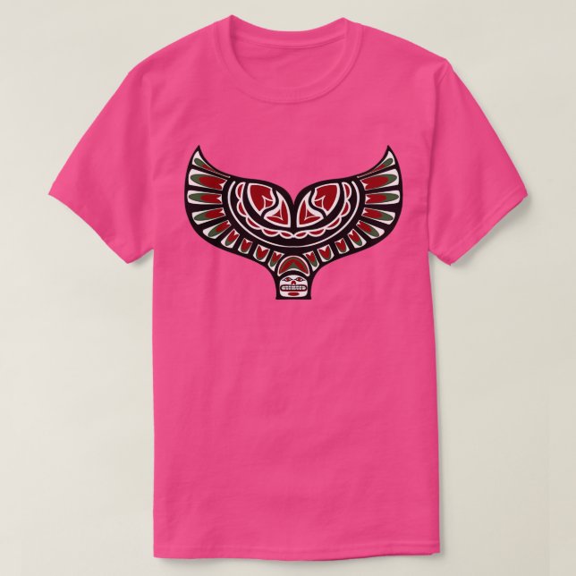 American Whale Tail T Shirt (Design framsida)