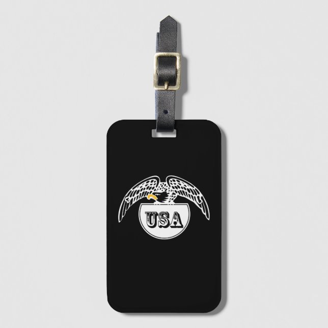 American White Eagle Bagagebricka (Framsida vertikal)