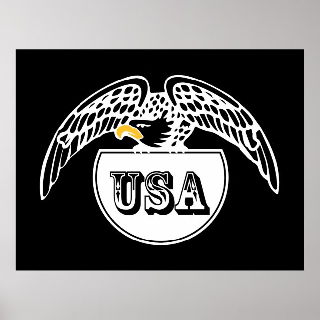American White Eagle Poster (Framsidan)