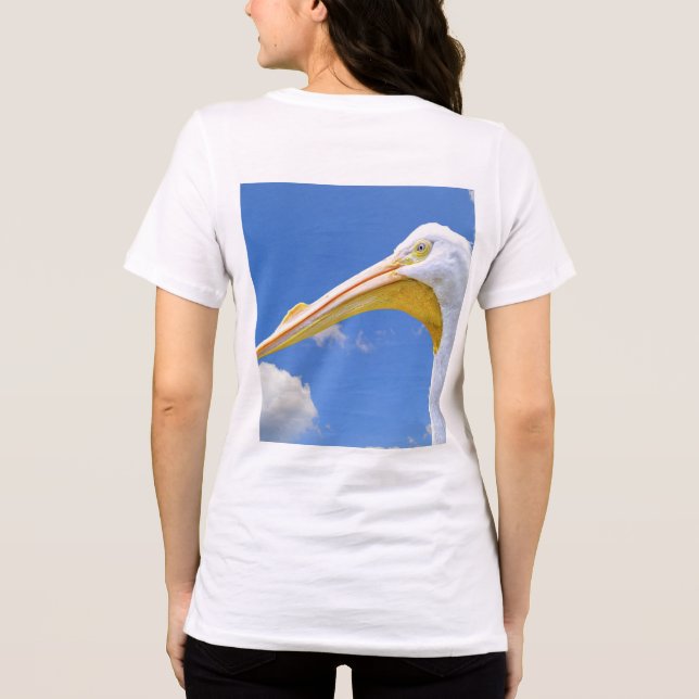 American White Pelican T Shirt (Baksida)