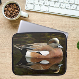 American Wigeon Anka på Pond Laptop Fodral