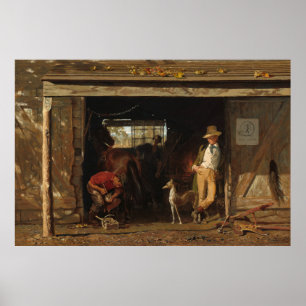 American WildWest Blacksmith och Cowboy Poster