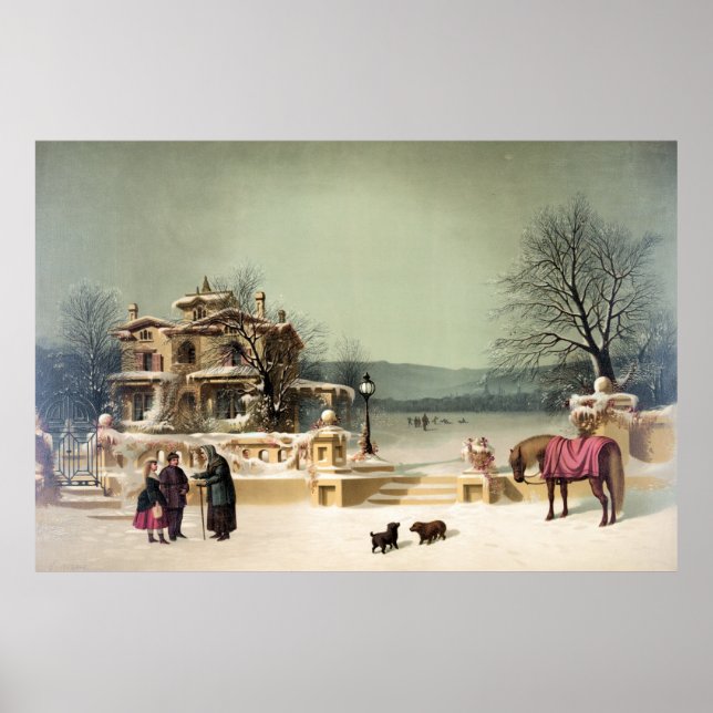 American Winter Scene Poster (Framsidan)