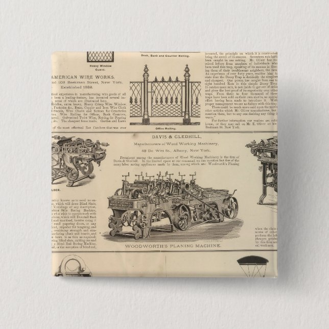 American Wire Works Knapp (Framsida)