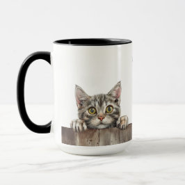 American Wirehair Cat Mugg