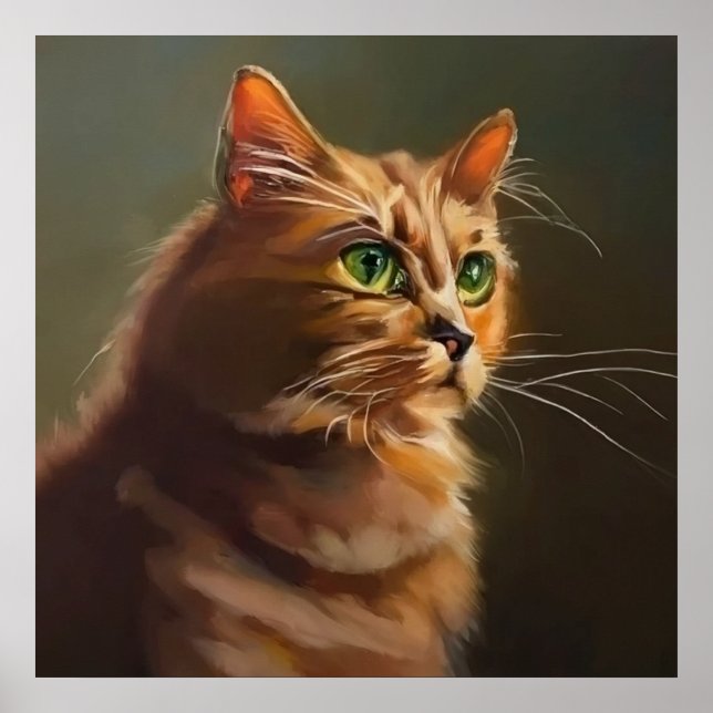 American Wirehair Cat Poster (Framsidan)