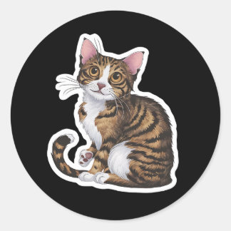 American Wirehair Runt Klistermärke