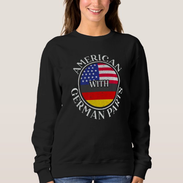 American With German Part USA Germany Von Steuben  T Shirt (Framsida)