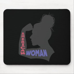 American Woman mörk grått Musmatta